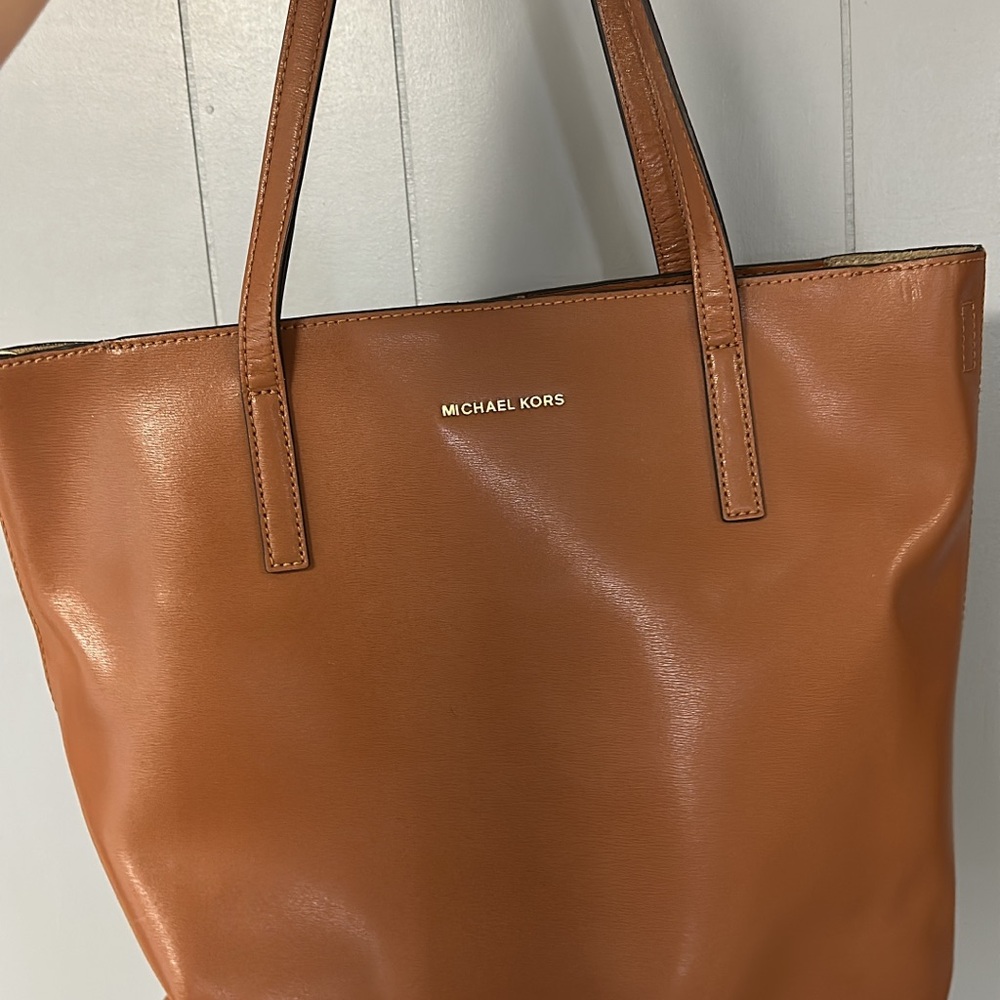 Michael Kors Brown Leather Tote
